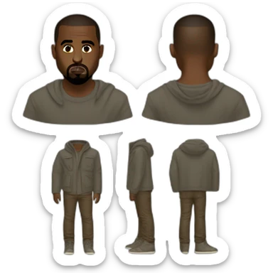 kanye west yeezy sticker