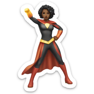women superhero sticker
