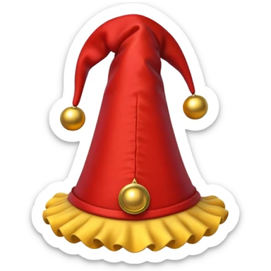 jester hat sticker