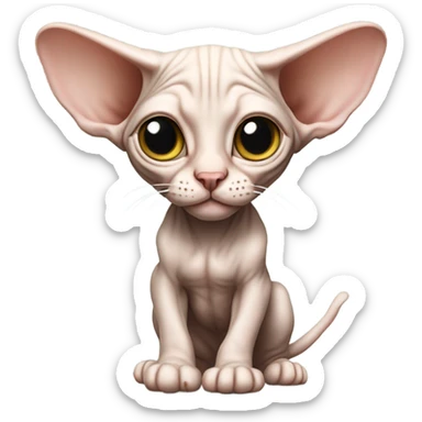 Sphynx kitten sticker