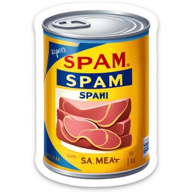 picasso abstract art SPAM MEAT painting sticker