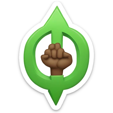 Hype arrow up sticker