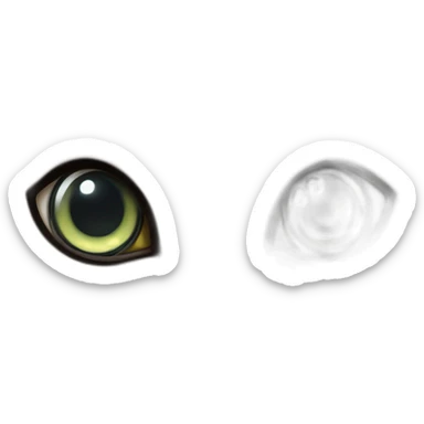 chubby siamese cat with strabismus sticker