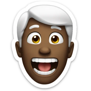 Hysterical laughter sticker