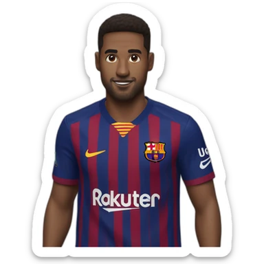 lofy fc Barcelona shirt  sticker