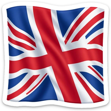 Britain flag sticker