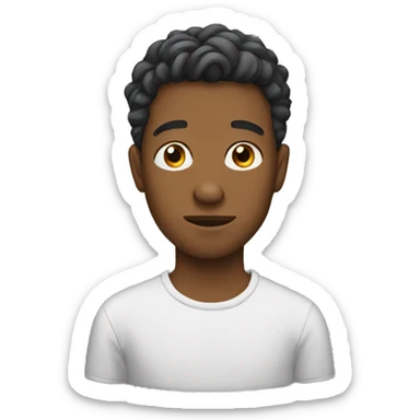 
missed young man sticker