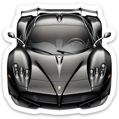 Pagani Huayra - Pagani (Model Year: 2022) (Iconic colour: Black) sticker