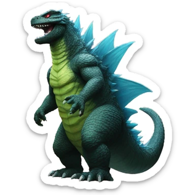 Godzilla  sticker