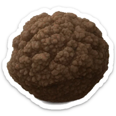 truffle cut in half sticker