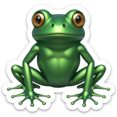 bionic frog sticker