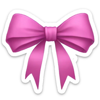 Bow sticker