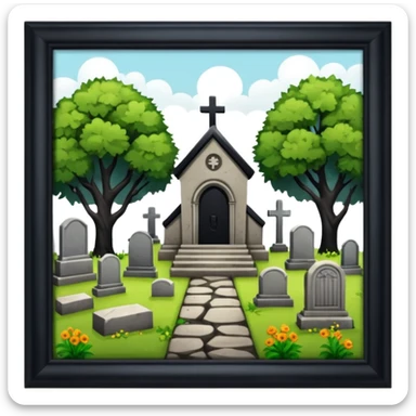 Cemitério à Venda sticker