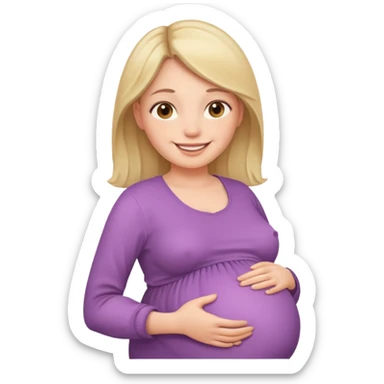 pregnant woman emoji sticker