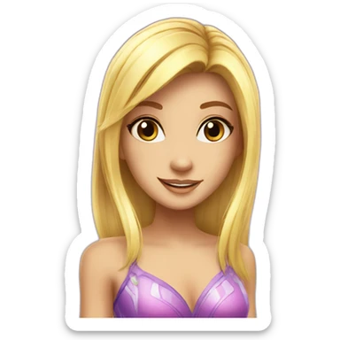 Flora from Winx sticker