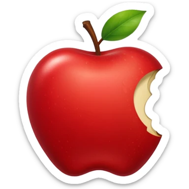 Sticker de la manzanita de iPhone sticker