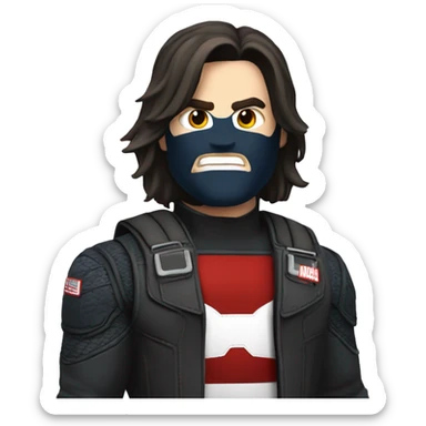 Marvel’s winter soldier  sticker