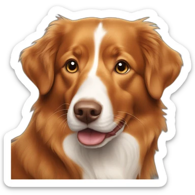 nova scotia duck tolling retriever sticker