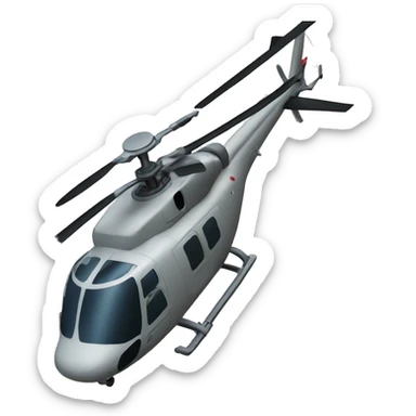 helicopter boom sticker