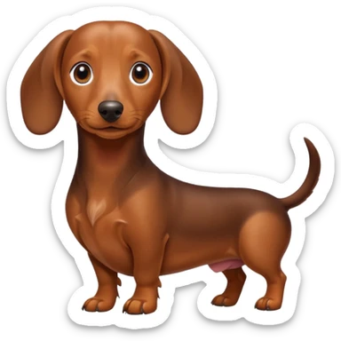 Perro salchicha sticker