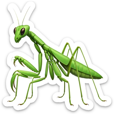 Praying mantis emoji sticker
