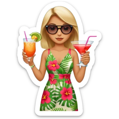 medical tourism with girl sticker