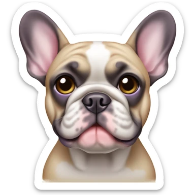 French bulldog lilac and tan sticker