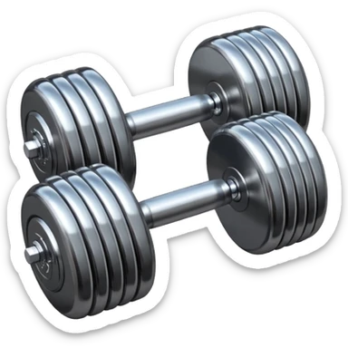 dumbbells sticker