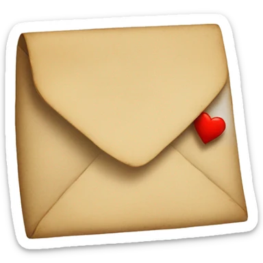 love letter vintage  sticker