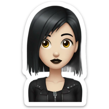Big goth gf sticker