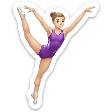 gymnast sticker
