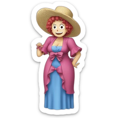 Big mom one piece sticker