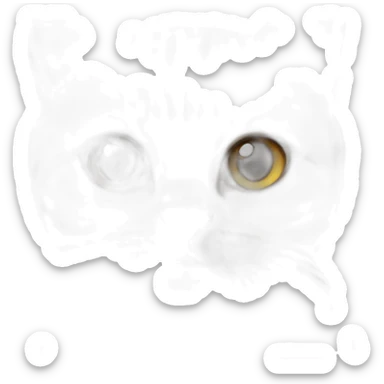 1girl, golden british shorthair sticker