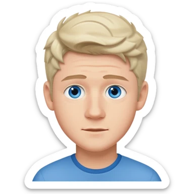 Niall Horan with blue eyes sticker