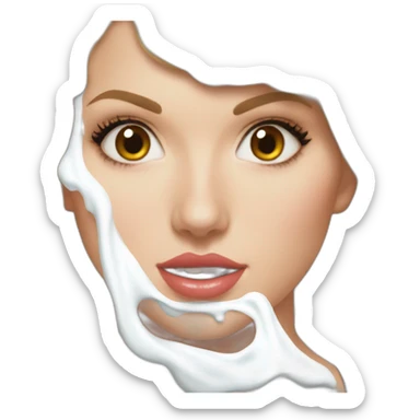 taylor-swift-milk-on-face sticker