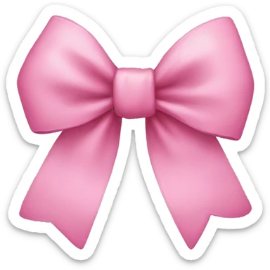 Pink bow  sticker