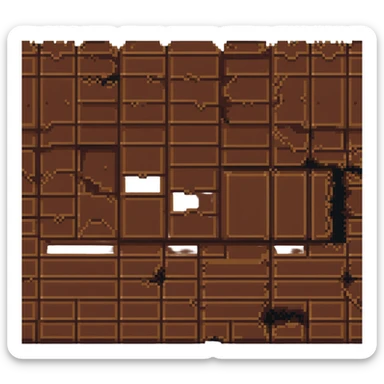 chocolate bar sticker