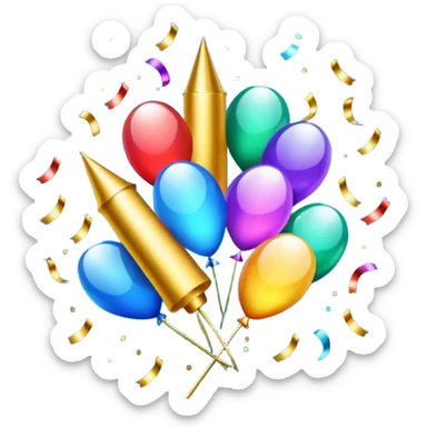 new years eve decor  sticker