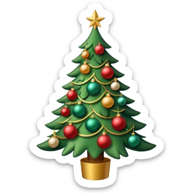 arbol de navidad sticker