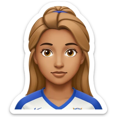 Mujer futbolista  sticker