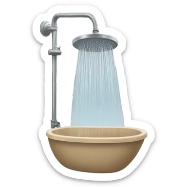 Shower sticker