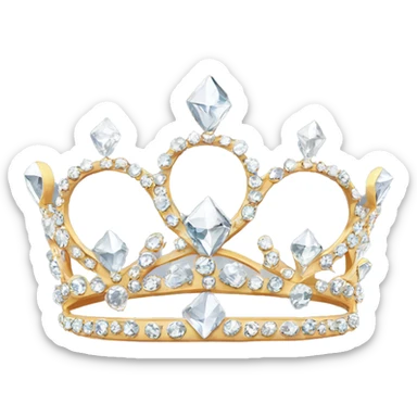 diamond tiara sticker