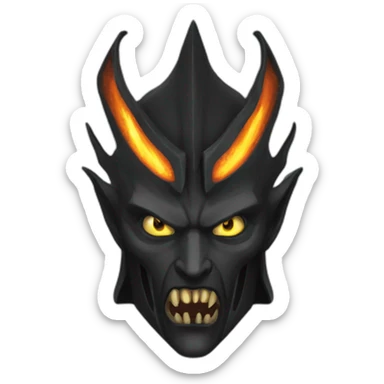 Sauron the evil master sticker