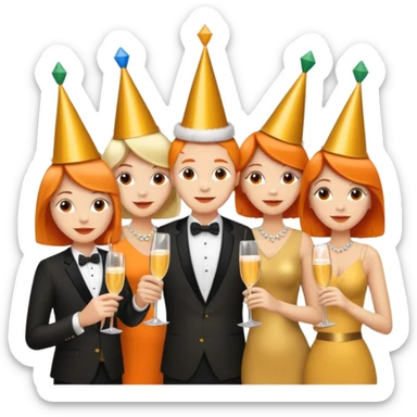 Make the last pictures orange  sticker