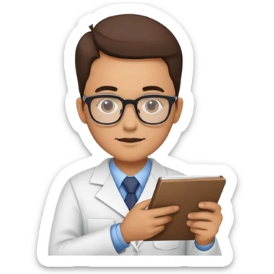 Math teacher passing out After Reading an exam sticker