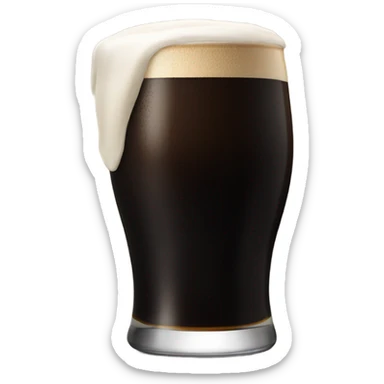 Guinness pint sticker