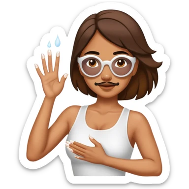 female salt bae sticker