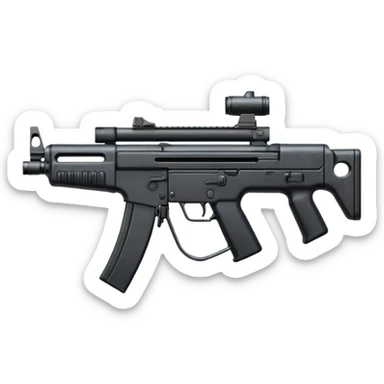 Mp5 rifle sticker