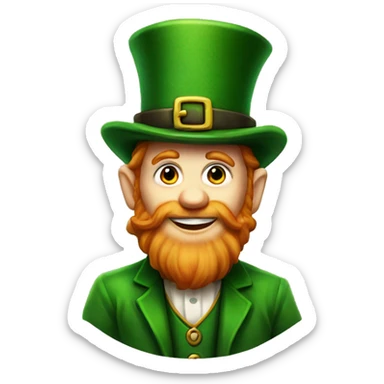 irish leprechaun sticker