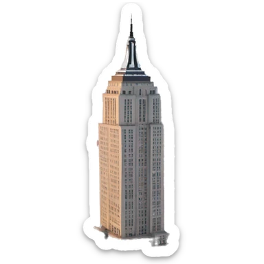 Empire state building  sticker
